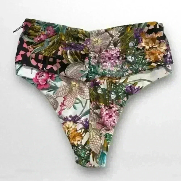 Floral High Rise Swimsuit Bottoms Size Small NWT​​ - Picture 4 of 8